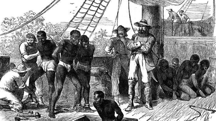 انتقال بردگان به آمریکا