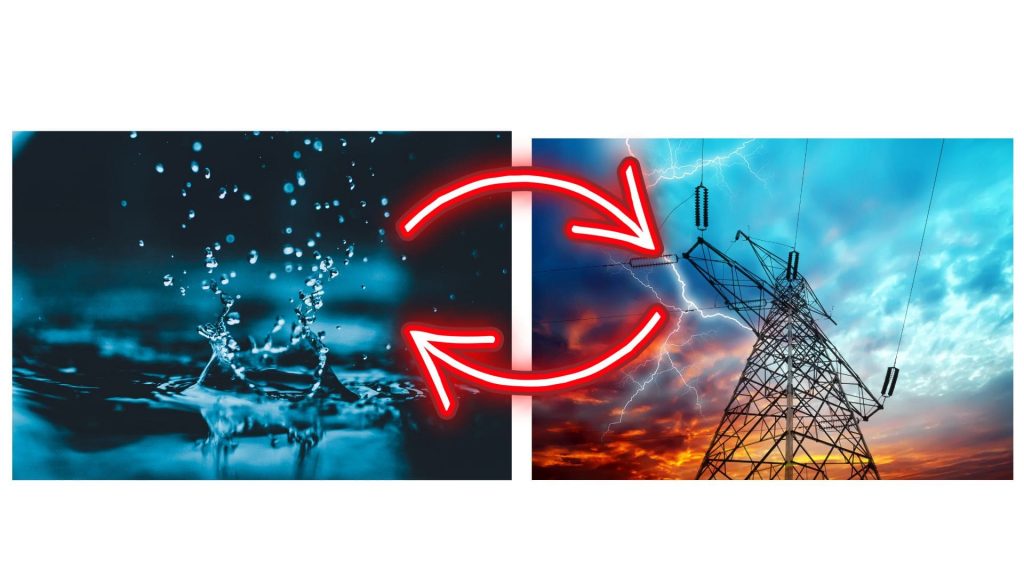 رابطه آب و برق